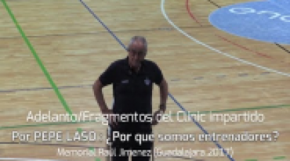 FORMACIÓN: Algunos fragmentos de la Reflexión del maestro Pepe Laso en torno al trabajo del entrenador...