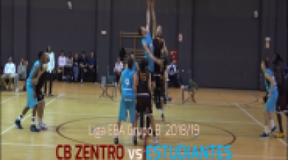 CB ZENTRO vs ESTUDIANTES.- Liga EBA Grupo B (17-11-2018) BasketCantera.TV