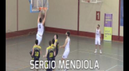 SERGIO MENDIOLA (´96). UCAM Murcia Pivot 2,12 m. Elche (06/10/1996) BasketCantera.TV