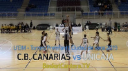 U13M - CB CANARIAS vs UNICAJA .- Torneo PreInfantil Ciudad de Vera 2019 #BasketCantera.TV