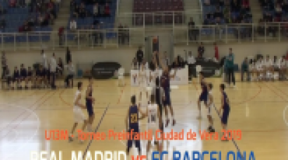 U13M - REAL MADRID vs FC BARCELONA.- Torneo PreInfantil Ciudad de Vera 2019 #BasketCantera.TV
