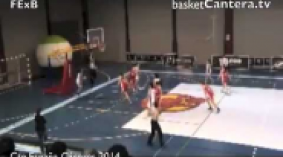 U16F - CASTILLA LA MANCHA vs. NAVARRA.- Cpto. España Cadete Fem. 2014 (BasketCantra.tv)