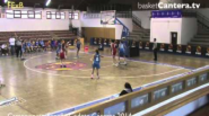 U16F - Selec. Cadete CATALUÑA vs. CASTILLA y LEÓN.- Cpto. España 2014 (BasketCantera.tv)
