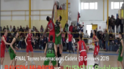 U16M - BAYERN MUNICH vs JOVENTUT.- Final Torneo Cadete CBGenovés2019 (BasketCantera.TV)