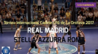 U16M - REAL MADRID vs. STELLA AZZURRA ROMA.- Torneo Cadete La Orotava (BasketCantera.TV)