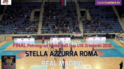 U16M - STELLA AZZURRA vs REAL MADRID.- Final Petrovgrad Basketball Cup U16 Zrenjanin (BasketCantera.TV)
