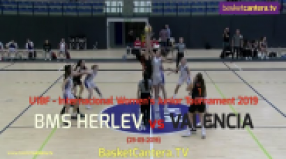 U18F - BMS HERLEV vs VALENCIA BASKET.- Women´s Junior Fem. Tournament 2019 (BasketCantea.TV)