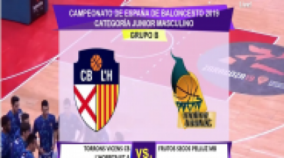 U18M -  CB L'HOSPITALET vs. MOLINA BASKET - Cpto. España Junior 2019 (BasketCantera.TV)