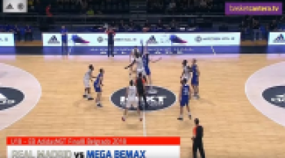 U18M  - REAL MADRID vs MEGA BEMAX.- Final8 EB AdidasNGT Belgrado 2018 (BasketCantera.TV)