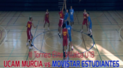 U18M - UCAM Murcia vs ESTUDIANTES.- Torneo Junior masc. Élite-Villalba 2018 (BasketCantera.TV)