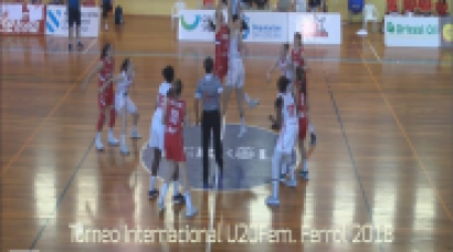 U20F - ESPAÑA vs SERBIA.- Torneo Internacional Fem.  Ferrol 2018