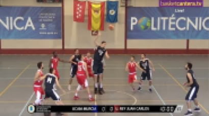 UCAM MURCIA vs U. REY JUAN CARLOS.- Cpto. España Baloncesto Universitario 2018 (BasketCantera.TV)