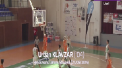 Urban KLAVZAR (´04) Nuevo jugador Real Madrid 1,84 m. con Helios Suns - Slovenia (BasketCantera.TV)