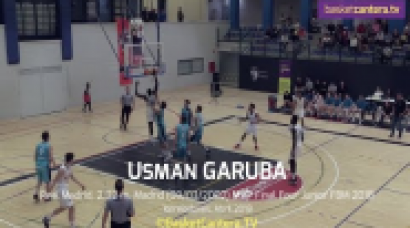 USMAN GARUBA (´02) RealMadrid 2,02 m. MVP Final4 FBM Junior 2018 (BasketCantera.TV)